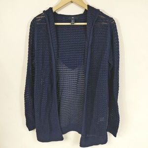 GAP Womens Knit Blue Cardigan Size Small